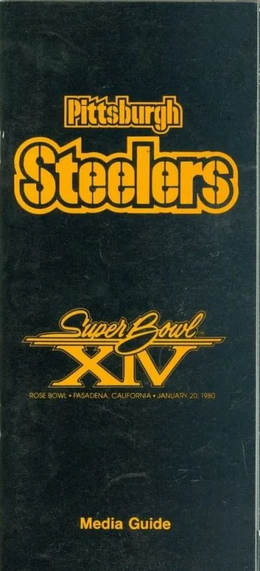 Super Bowl XIV        Program