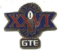 Super Bowl XXVI       Pin