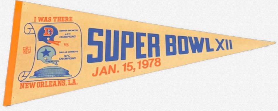 Super Bowl XII        Pennant