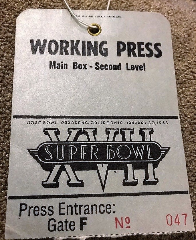 Super Bowl XVII       Pass