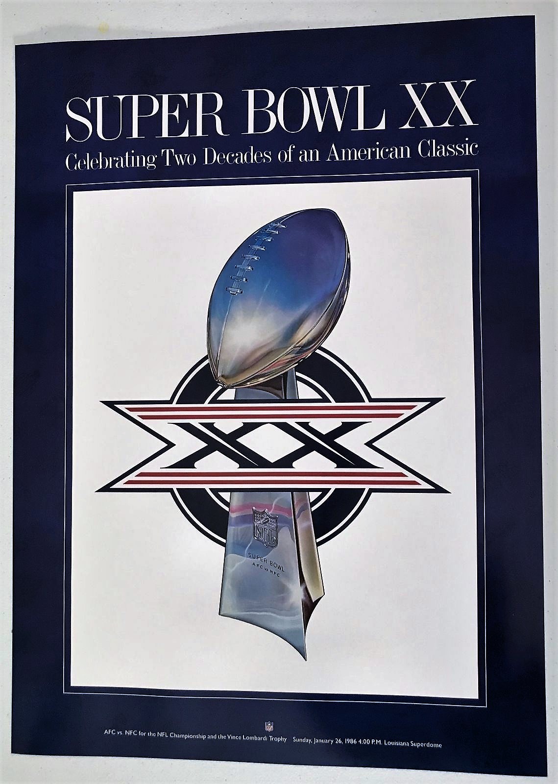 Super Bowl XX         Miscellaneous