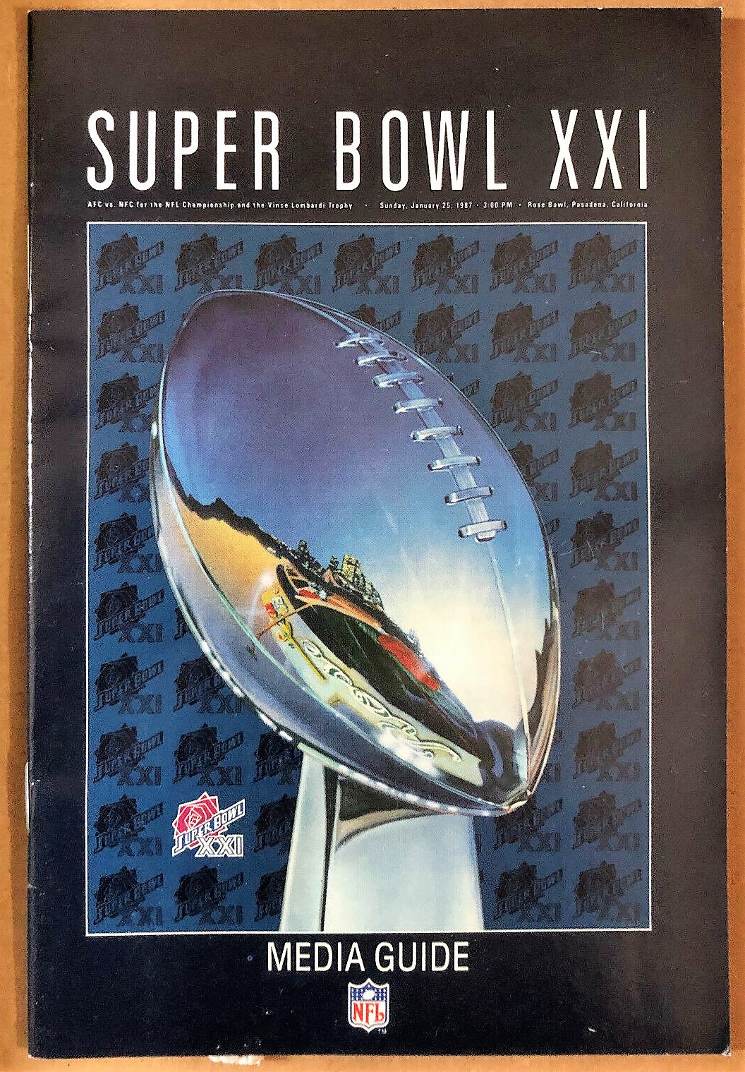 Super Bowl XXI        Program