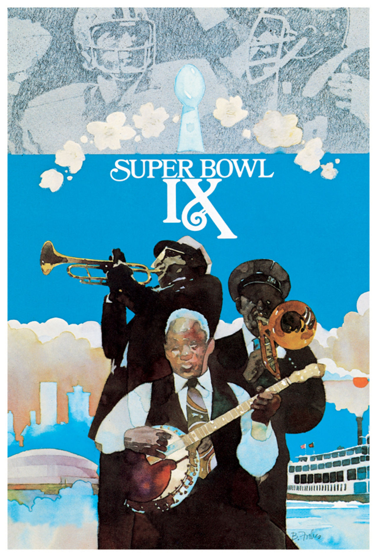 Super Bowl IX         Program