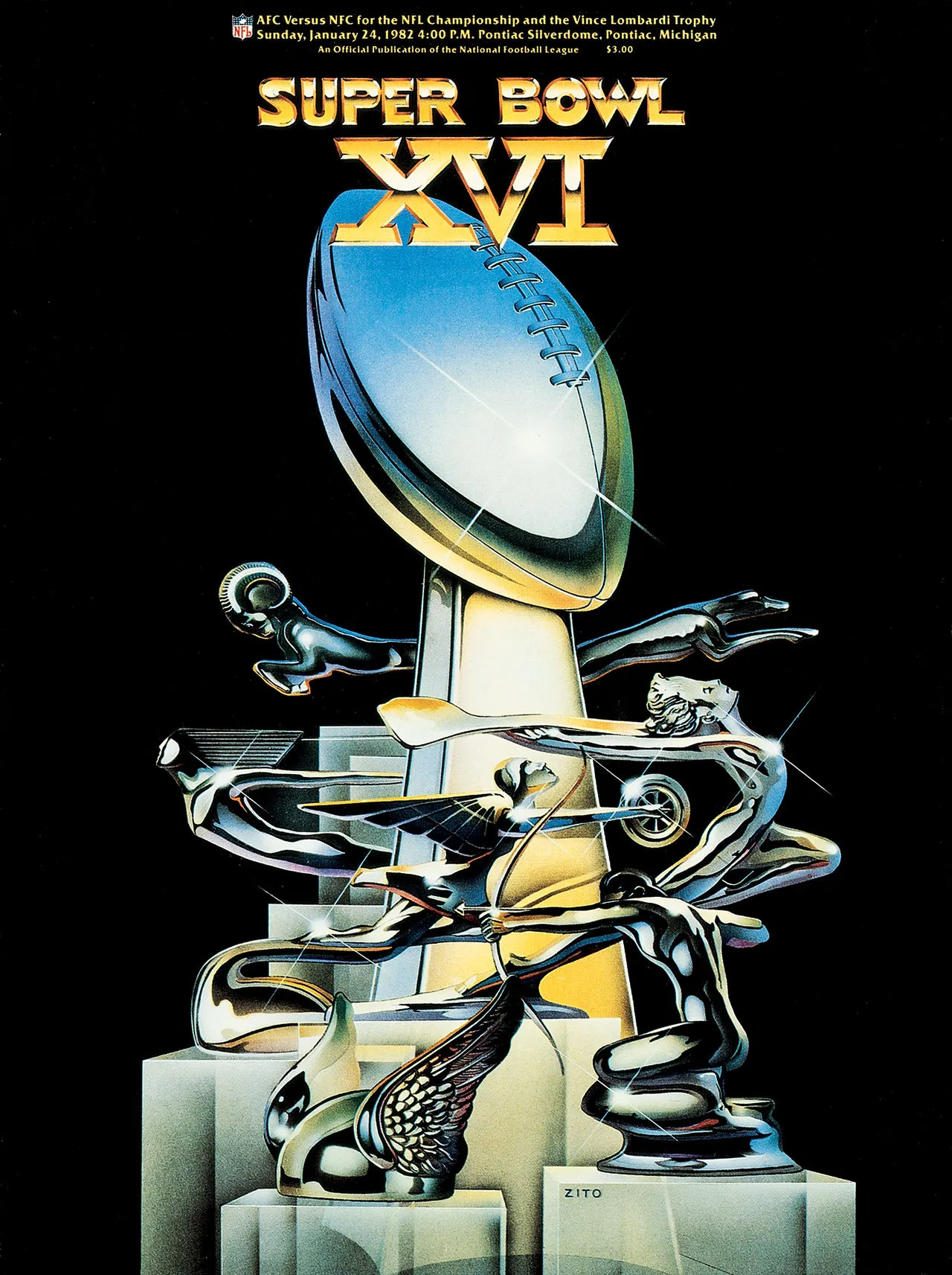 Super Bowl XVI        Program