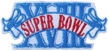 Super Bowl XVIII      Patch