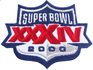 Super Bowl XXXIV      Patch