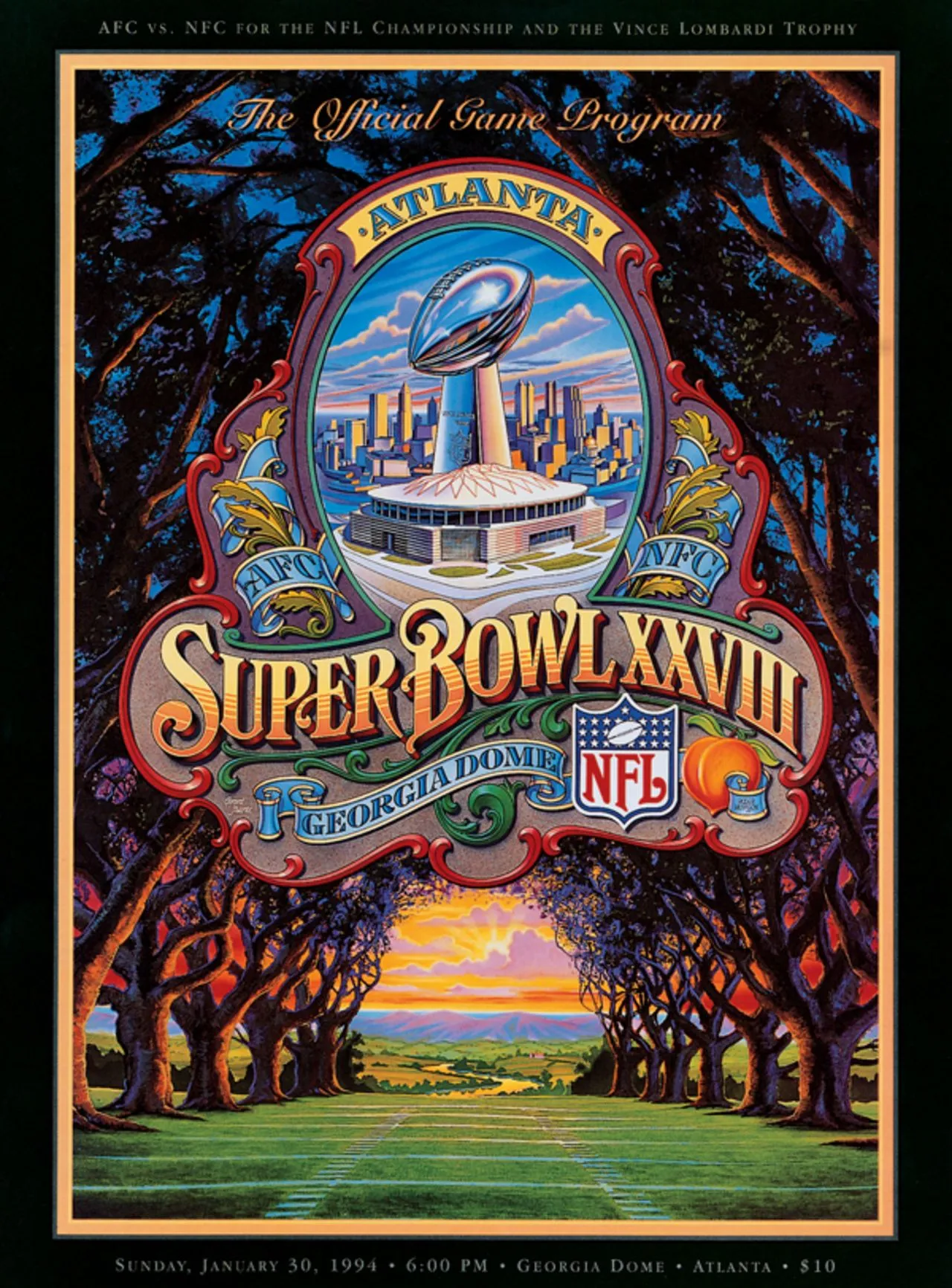 Super Bowl XXVIII     Program