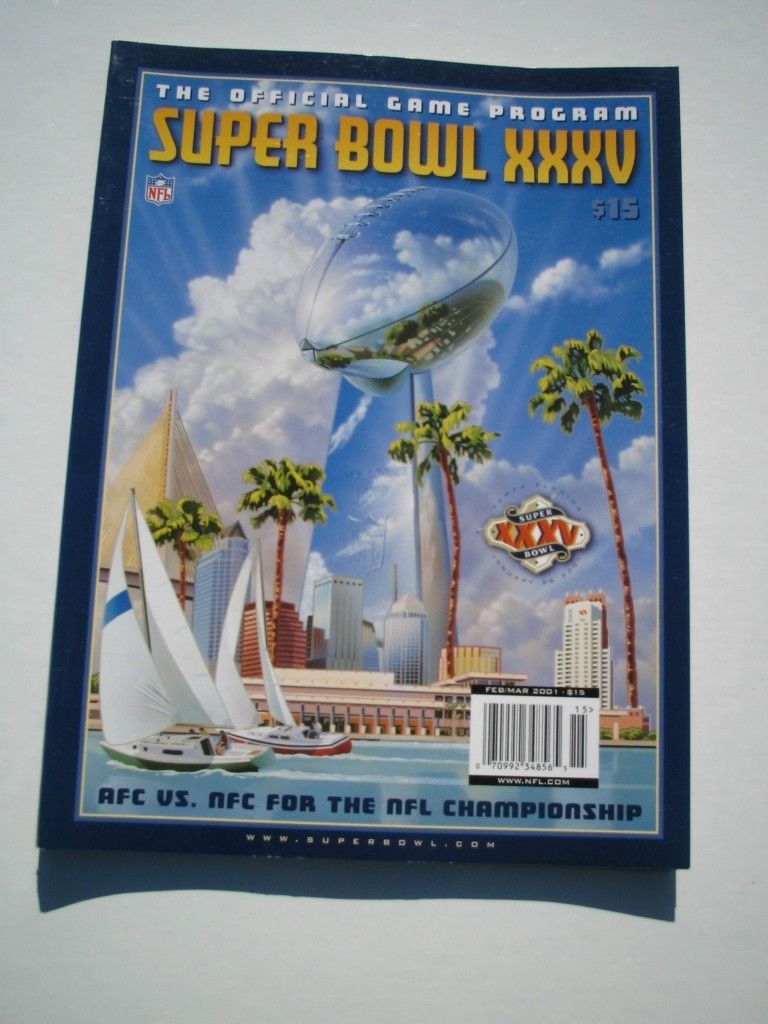 Super Bowl XXXV       Program