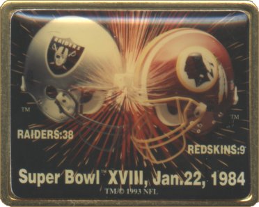 Super Bowl XVIII      Pin