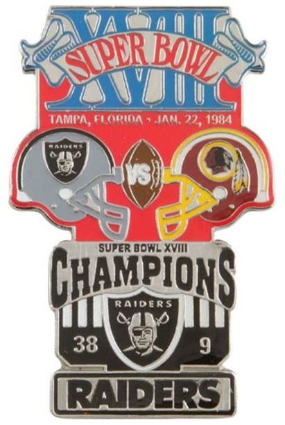 Super Bowl XVIII      Pin