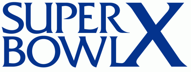 Super Bowl X          Logo