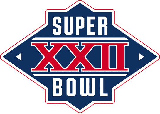 Super Bowl XXII       Logo