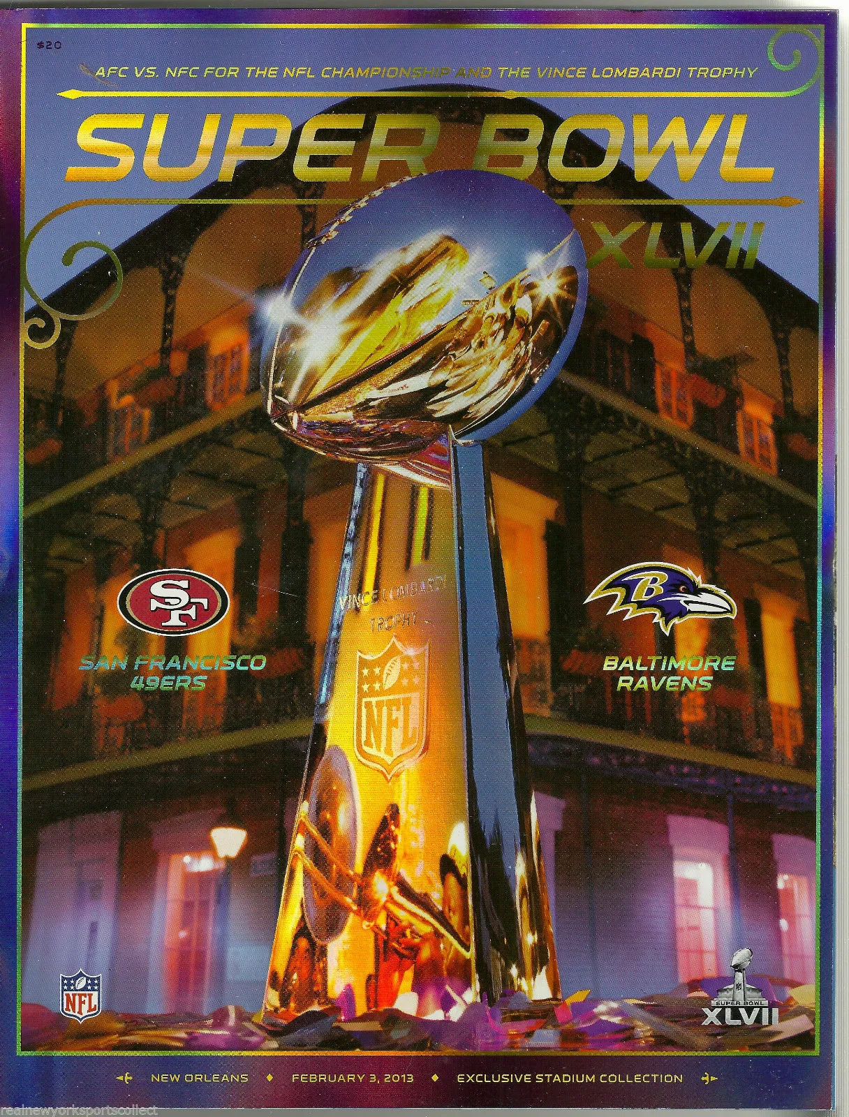 Super Bowl XLVII      Program