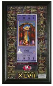 Super Bowl XLVII      Ticket