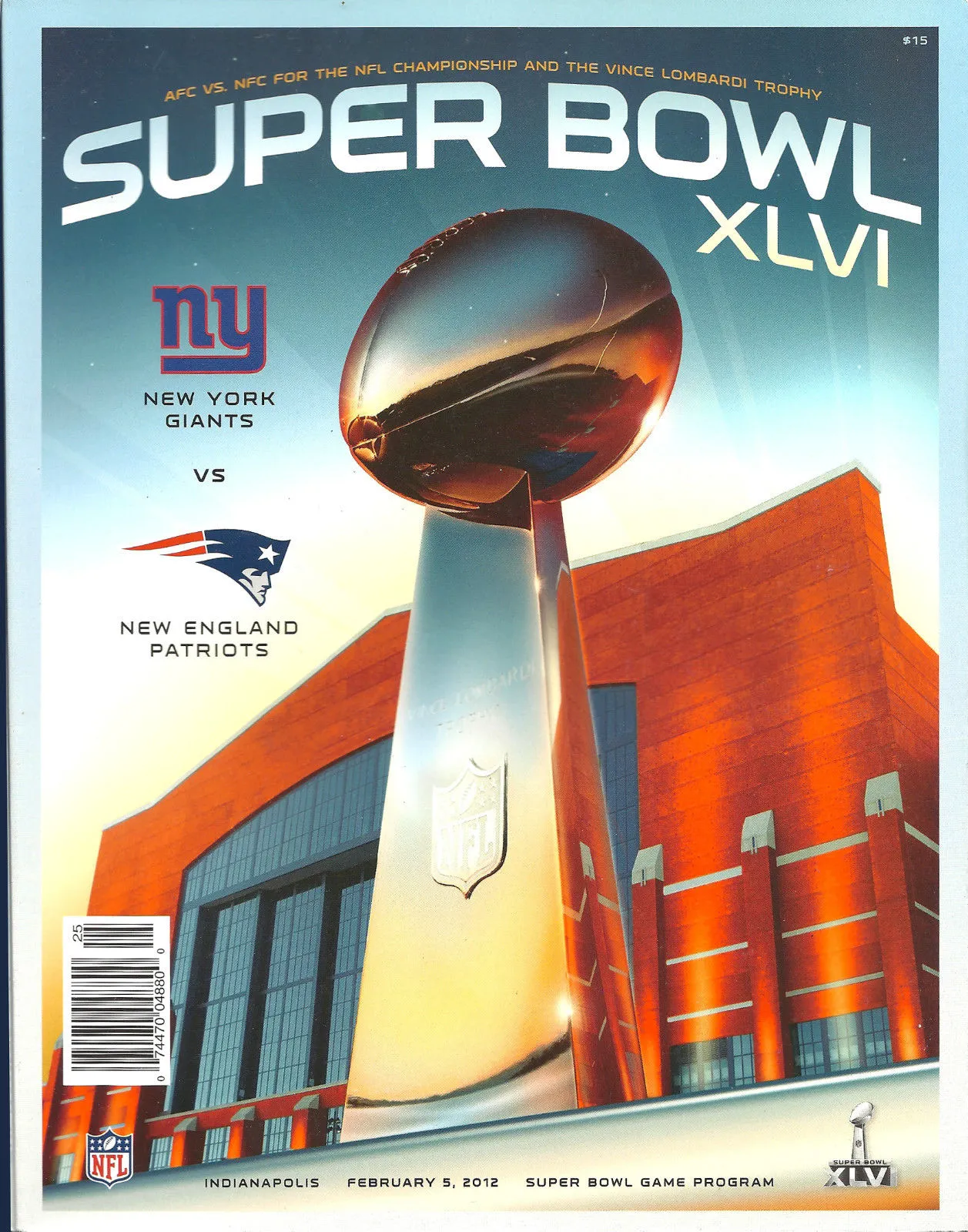 Super Bowl XLVI       Program
