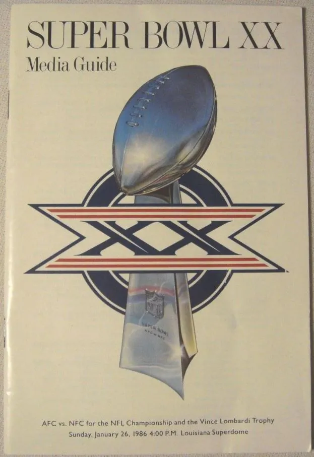 Super Bowl XX         Program