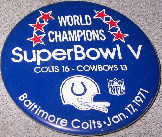 Super Bowl V          Pin