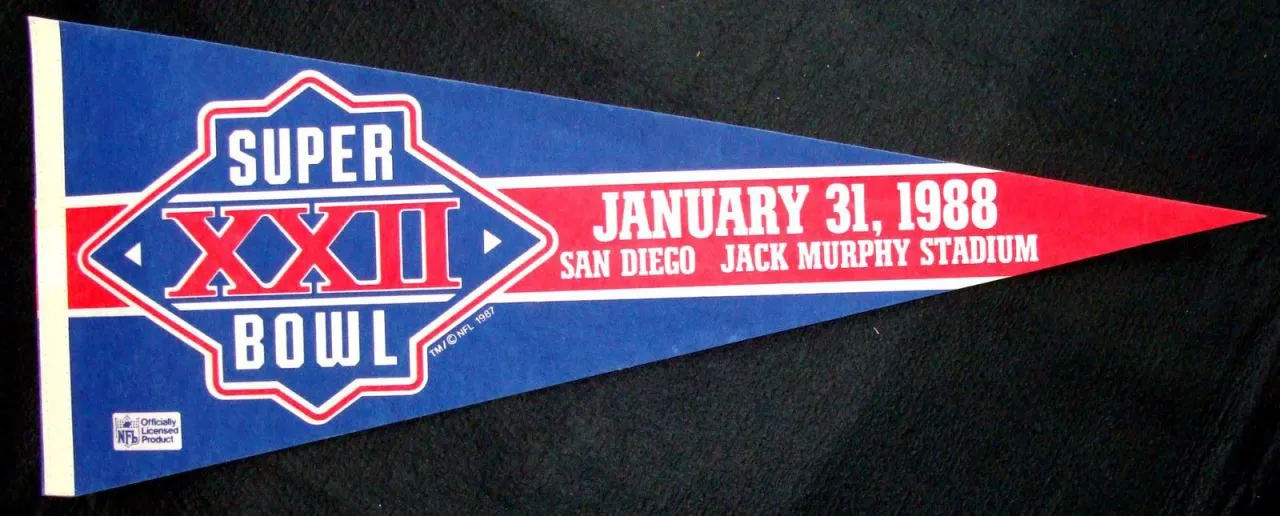 Super Bowl XXII       Pennant