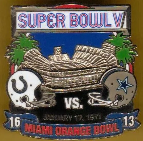 Super Bowl V          Pin