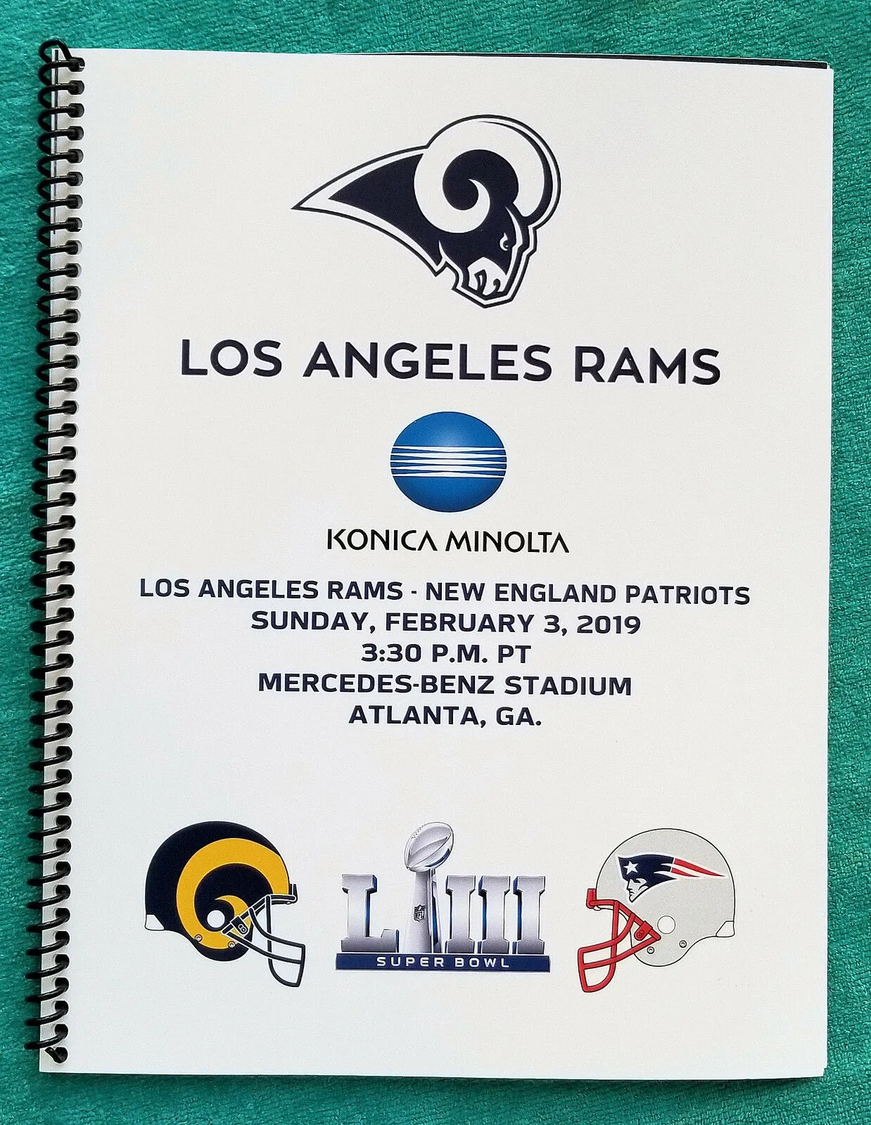 Super Bowl LIII       Program