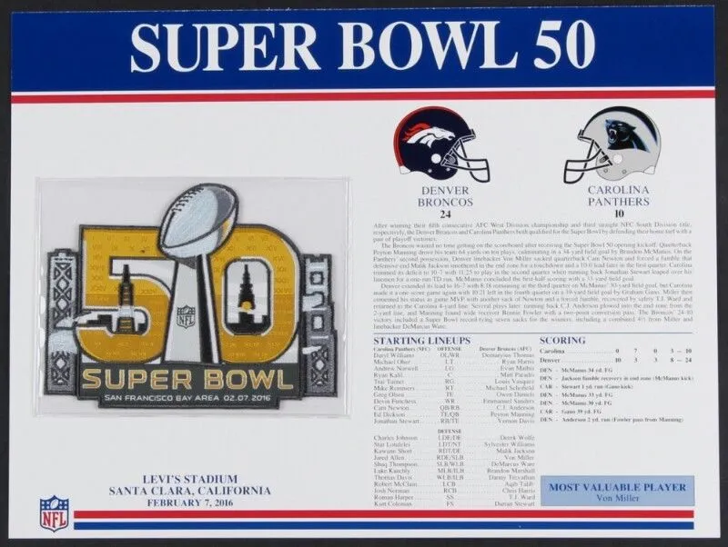 Super Bowl 50         Patch