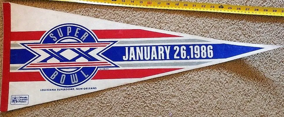 Super Bowl XX         Pennant