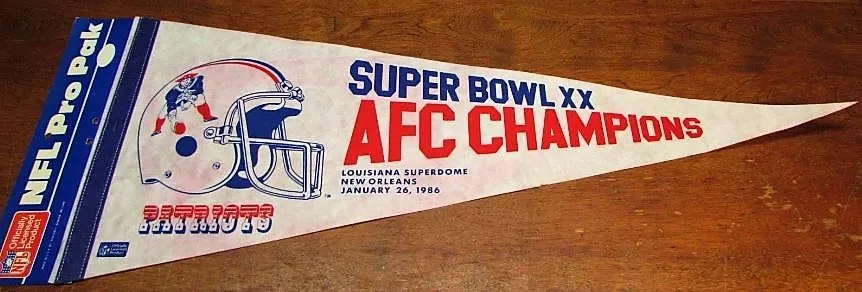 Super Bowl XX         Pennant