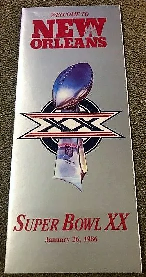 Super Bowl XX         Program