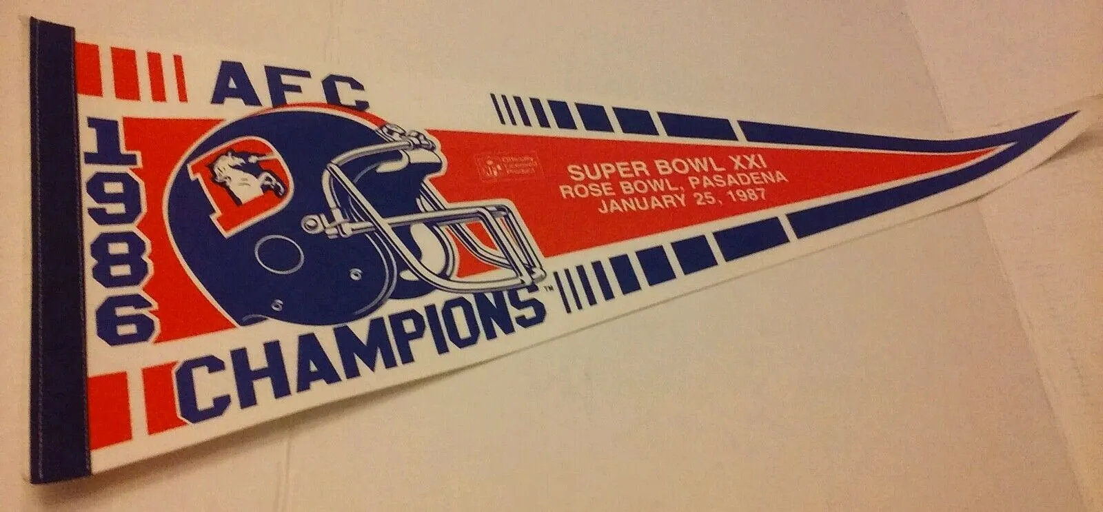 Super Bowl XXI        Pennant