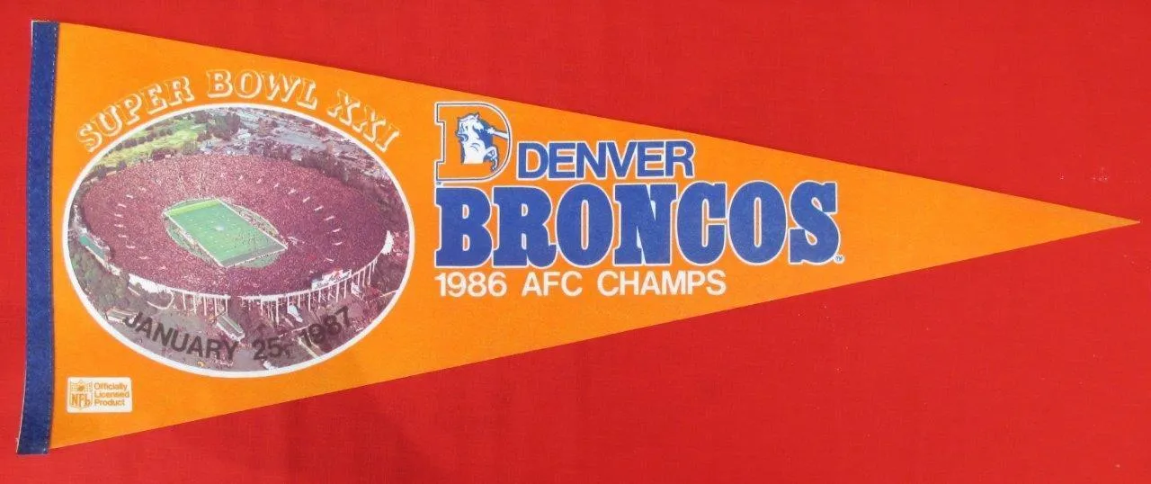 Super Bowl XXI        Pennant