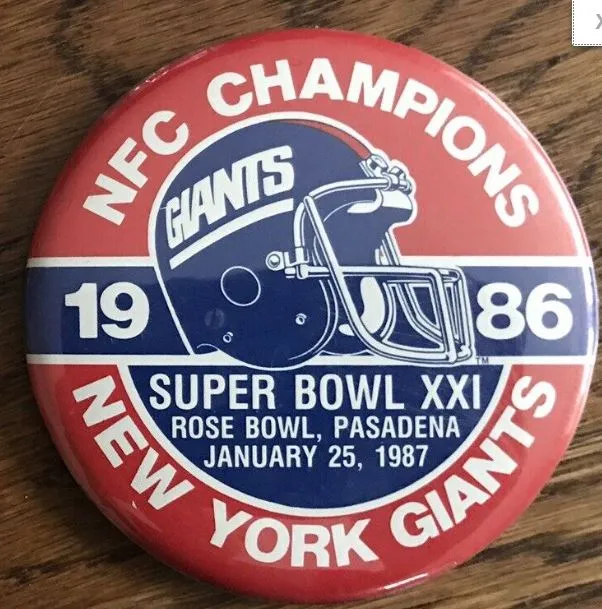 Super Bowl XXI        Pin
