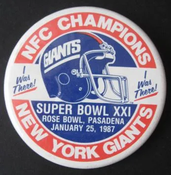 Super Bowl XXI        Pin
