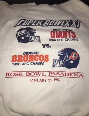 Super Bowl XXI        Clothing