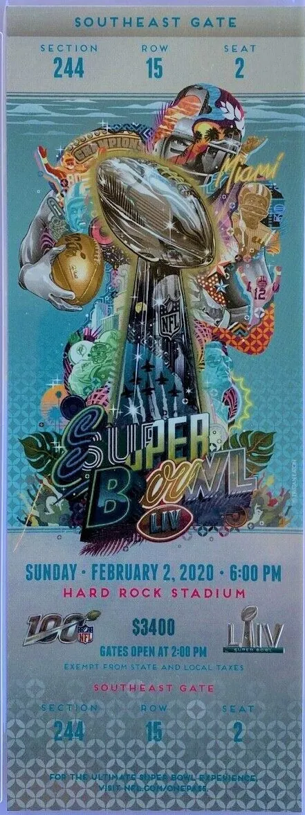 Super Bowl LIV        Ticket