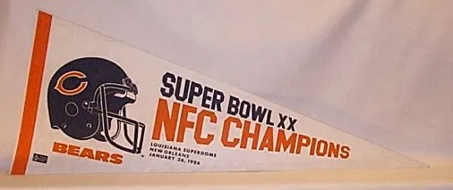 Super Bowl XX         Pennant
