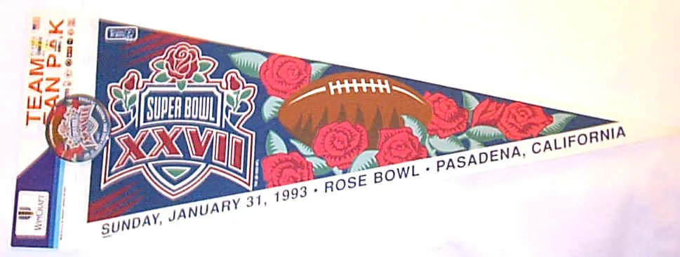 Super Bowl XXVII      Pennant