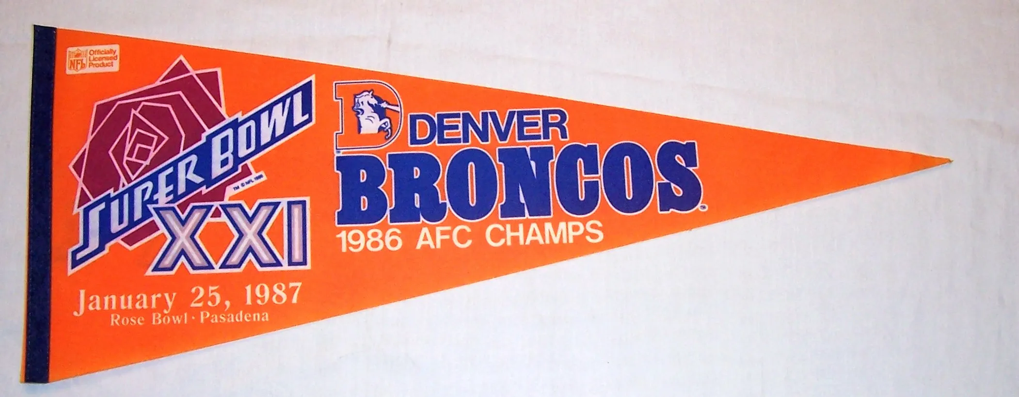 Super Bowl XXI        Pennant