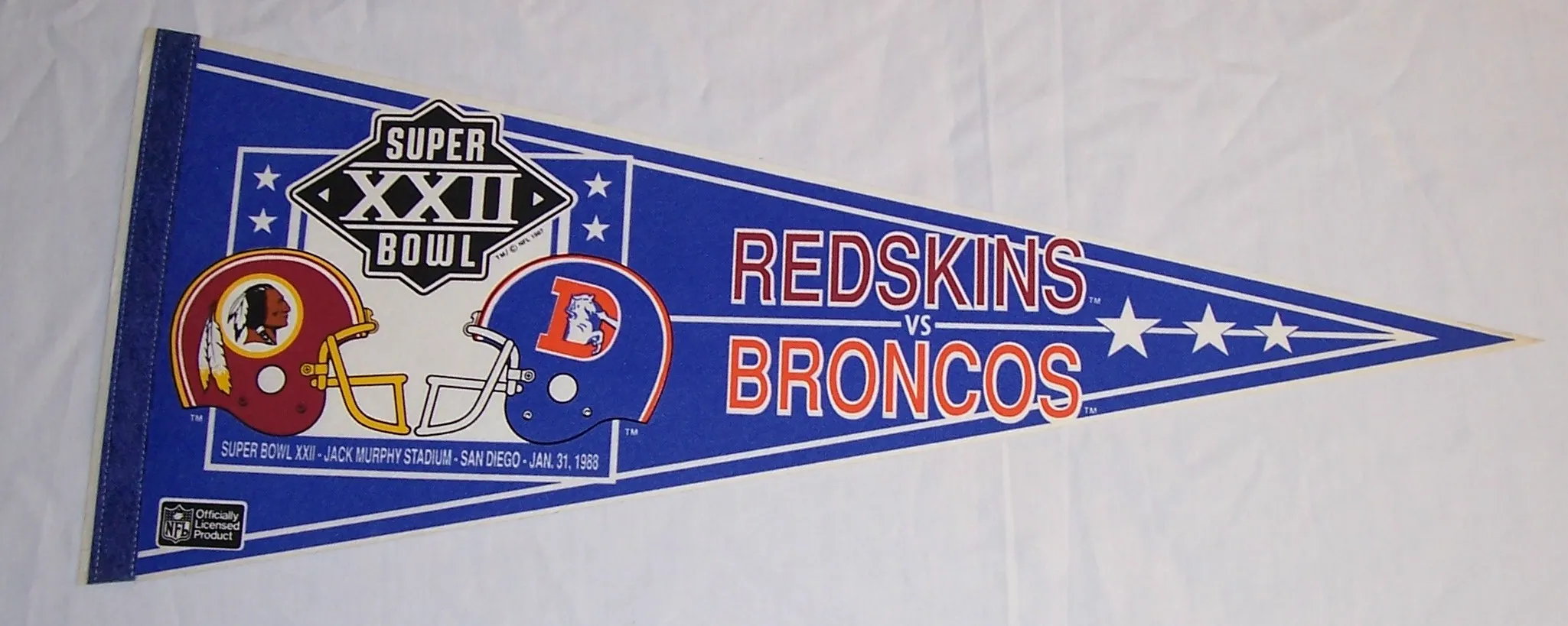Super Bowl XXII       Pennant