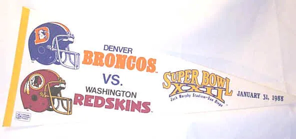 Super Bowl XXII       Pennant
