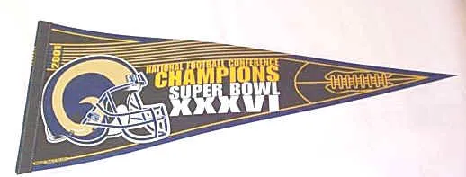 Super Bowl XXXVI      Pennant