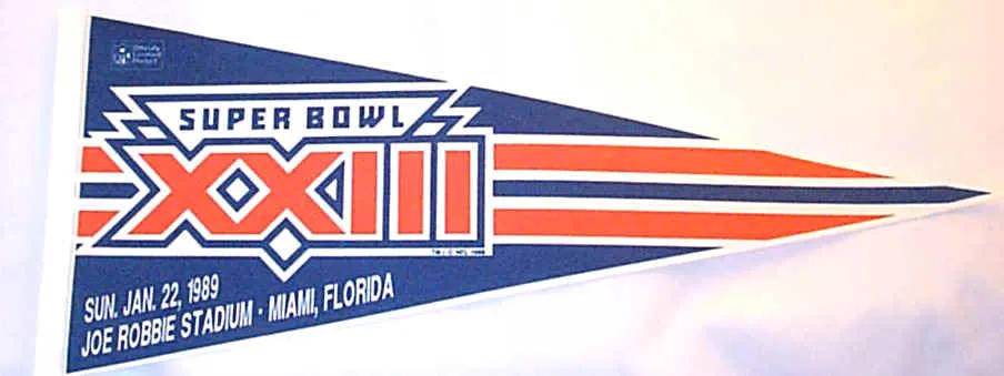 Super Bowl XXIII      Pennant