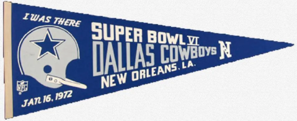 Super Bowl VI         Pennant