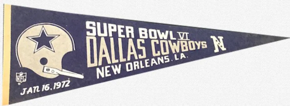Super Bowl VI         Pennant