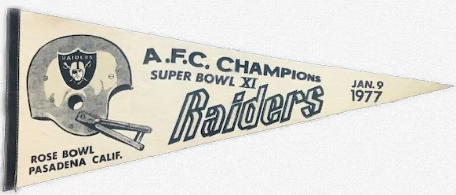 Super Bowl XI         Pennant