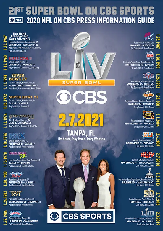 Super Bowl LV         Program