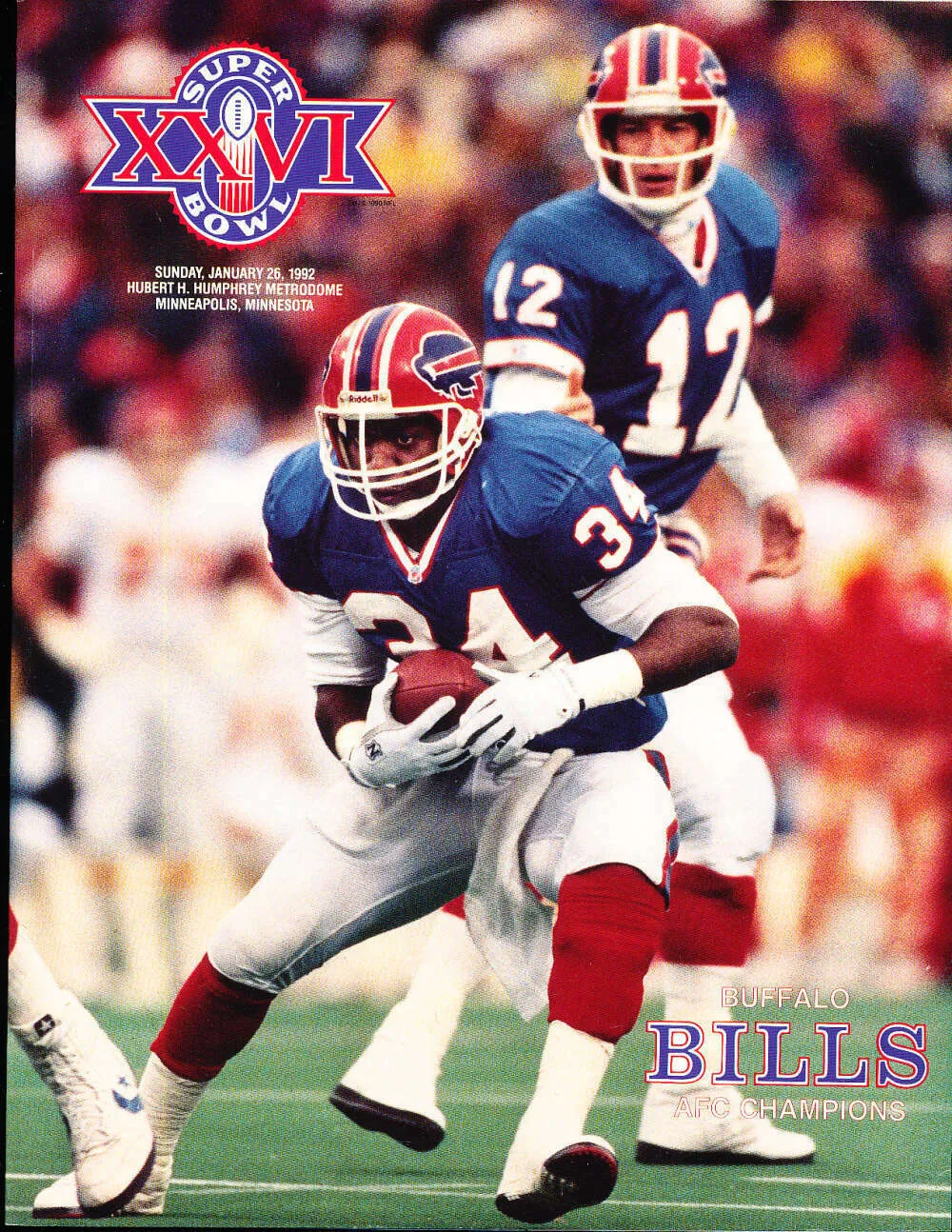 Super Bowl XXVI       Program