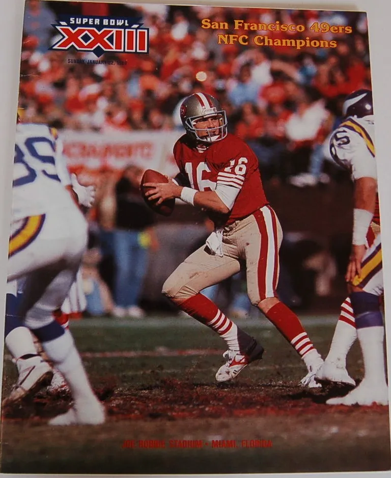 Super Bowl XXIII      Program