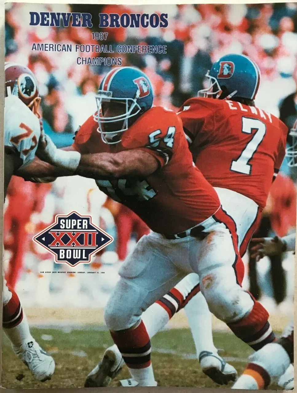 Super Bowl XXII       Program