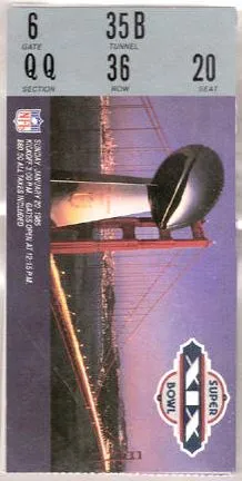 Super Bowl T          Ticket