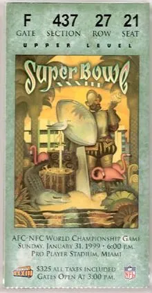 Super Bowl T          Ticket